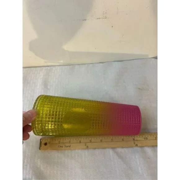 Starbucks‎ tumbler cup pink yellow - Picture 3 of 4